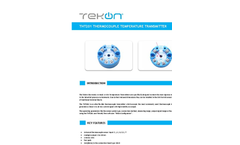 Tekon- Model THW401 - 868 MHz (A) / 2.4 GHz (B) - Starter Kit Brochure