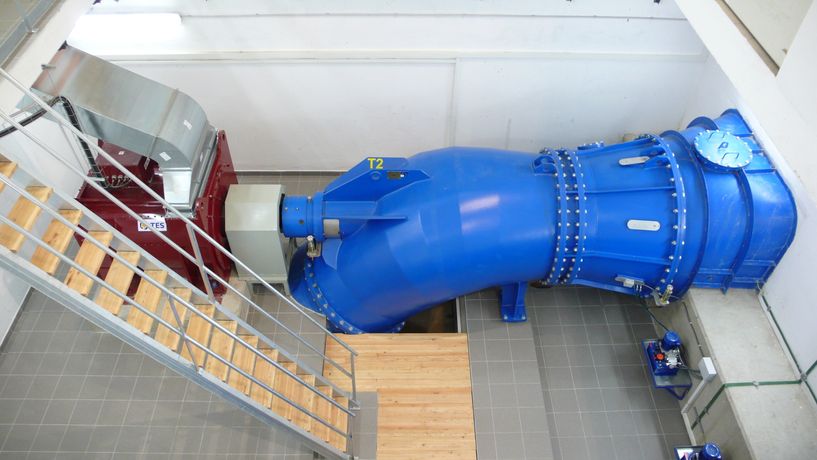 Hydrohrom - Model SSK Type - Semi Kaplan Turbine