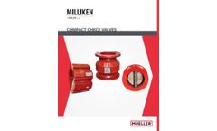 Milliken - Model 720G Series - Compact Wafer-Silent Check Valve - Brochure