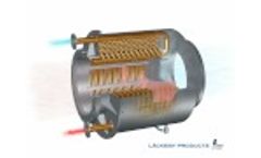 Lackeby Heat exchanger air/water - Video