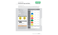 MSA V-Gard - 500 Non-Vented Hard Hat Cap Style - Datasheet