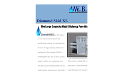 Diamond Skid - Model XL - Industrial Reverse Osmosis Drinking Water Purification System Brochure