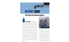Export Skid - Model EX - Reverse Osmosis Water Purification System And Water Delivery System Brochure