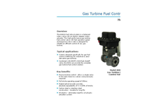 Model 8402 - Gas Turbine Fuel Valve Brochure