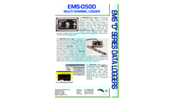 EDS - Model EMS-050D - Multi Channel Data Logger - Datasheet