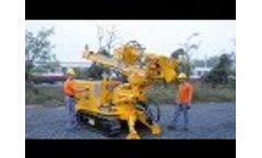 DRILLING RIG MM4 for micropiles, anchors, geotechnical investigations and geothermal boreholes Video