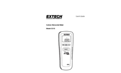 Extech - Model CO10 - Carbon Monoxide Meter - Manual