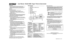 FLIR - Model AN25 - Heat Index Anemometer - Manual