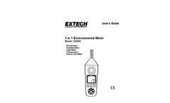 Extech - Model EN300 - 5-in-1 Environmental Meter - Manual