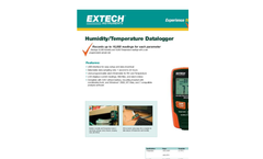 Extech - Model RHT20 - Humidity and Temperature Datalogger - Brochure