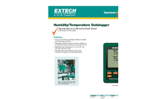 Extech - Model SD500 - Humidity/Temperature Datalogger - Datasheet
