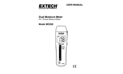 Extech - Model MO260 - Combination Pin/Pinless Moisture Meter - Manual