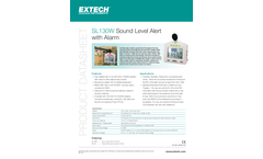 Extech - Model SL130GW - Sound Level Alert with Alarm - Datasheet