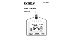 Extech - Model SL130GW - Sound Level Alert with Alarm - Manual