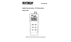 Extech - Model RH401 - Digital Psychrometer + InfraRed Thermometer - Manual