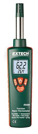 Extech - Model RH490 - Precision Hygro-Thermometer