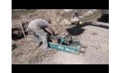 Pit Shot Drill Waterline Replacement Whitefish Video
