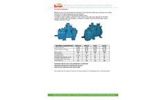 Pompe Ferrari - Model SC Series - Slurry Tank Decompressors - Datasheet