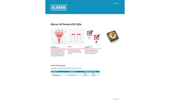 Klaran - Model HC Series - UVC Disinfection for Healthcare Brochure