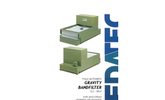BedaTec - Gravity Bandfilter - Brochure