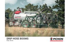 Pichon - Drip Hose Booms - 9 to 18 m - Datasheet