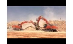 The Inexhaustible Power of the BF135.8 and the MB-S18 in a Big Quarry in Saudi Arabia Video