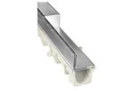 NDS - Model DS-ST4 - 4 Ft Dura Slope Slot Top Galvanized Grate