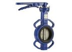 Model BFD50-L-E - Cast Iron Manual Butterfly Valve With 316 Stainless Steel Disc