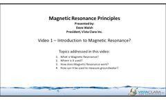 Vista Clara - Magnetic Resonance Introduction- Video