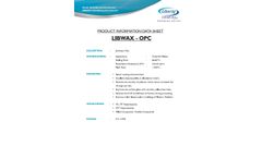 Libwax - Model OPC - Synthetic Wax - Brochure