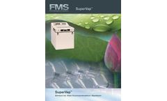 SuperVap - Model 6 - Solvent Evaporation/Concentration System - Brochure