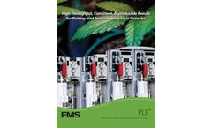 FMS - High-Speed Pressurized Liquid Extraction System (PLE) for Cannabis Testing - Brochure