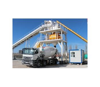 Model MB-100W - Stationary Concrete Batching System