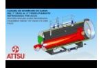ATTSU - Caldera pirotubular HH de 3 pasos - Circuito de gases - Calderas de vapor - Steam boilers - Video