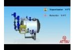 ATTSU V-FT - Vaporizador - Reboiler - Video