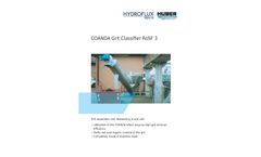 Hydroflux COANDA - Model RoSF 3 - Grit Classifier - Brochure