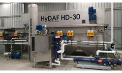 Hydroflux - Model Hy-DAF HD - Wastewater Dissolved Air Flotation System