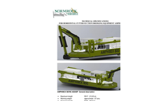 Amphibex AE800P - Horizontal Cutter Suction Dredging Equipment Technical Specification