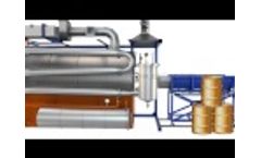 Waste tire pyrolysis plant (TDP-1) process description