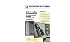 Model EMS 62 - Modular Sap Flow System Brochure