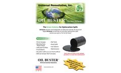 Oil Buster - Oil Spill Cleaning on Hard Surfaces Powder - Brochure