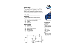 GA - Series 5670 - Pressure Relief/Sustaining Valves - Datasheet