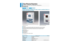 Yamato PR500/510 Gas Plasma Reactor - Brochure