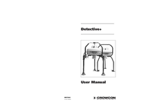 Detective Plus - Transportable Multigas Area Monitor User Manual