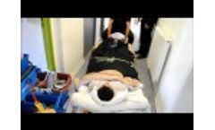 Patient restraint tool to transfer patient to the seclusion room in psychiatric unit - Video