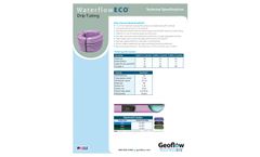 WaterflowECO - Drip Tubing - Datasheet