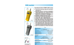 PSIDAC - Model 77535 - Combination IAQ Meter CO2/ RH/ Temp - Brochure