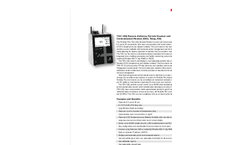 Particles Plus - Model 7301-AQM and 7302-AQM - Indoor Remote Air Quality Monitors (CO2, Temp, RH, and TVOC) - Datasheet