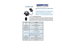 Graphtec - Model GL100-WL-CO2 - Wireless Datalogger with Carbon Dioxide Sensor Brochure