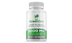 Greengro - Model 50mg 60 Count - Hemp Extract Herbal Capsules Isolate